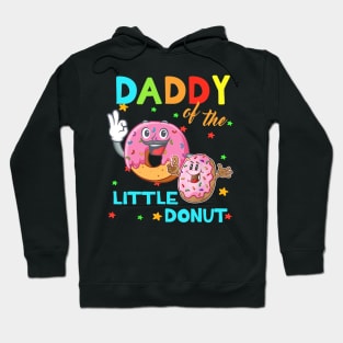 Daddy Of The Little Donut Birthday Shirt Daddy Donut Hoodie